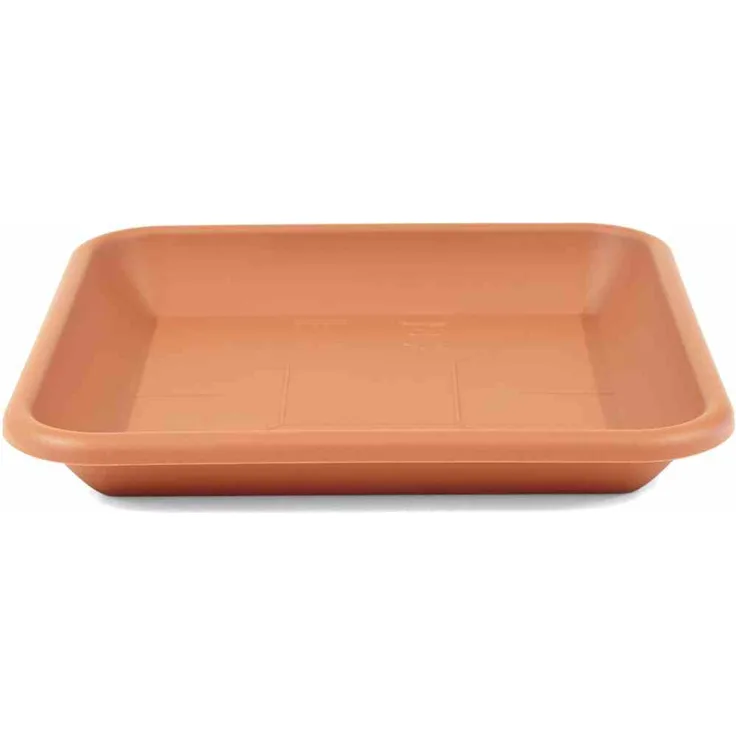 Untersetzer 28 x 28 cm Terracotta zB. zu Siena Garden Topf Quadro 33 x 33 cm