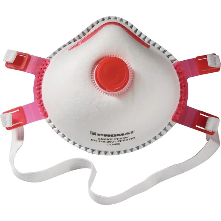 Atemschutzmaske Snake · FFP3/V FFP3R V m.Ausatemventil 5St./KT PROMAT