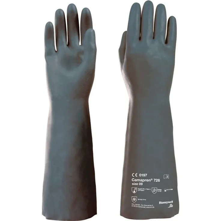Chemiehandschuh Camapren 726 Gr.9 schwarz EN388/EN374-1 PSA III HONEYWELL VE: 10