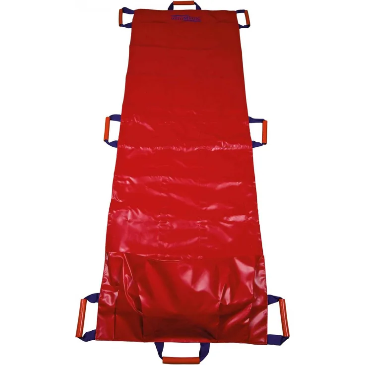 Rettungstuch ultraSAVER "SPEZIAL", beschichtetes Rettungstuch mit Fußsack, rot