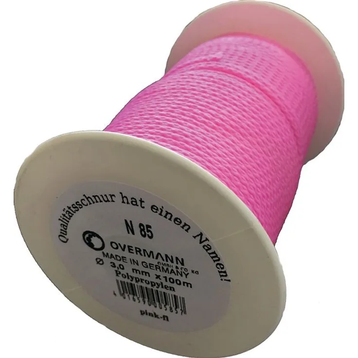 NORDWEST Handel Pflastererschnur L.100m D.3mm 100kg PP pink VE: 6