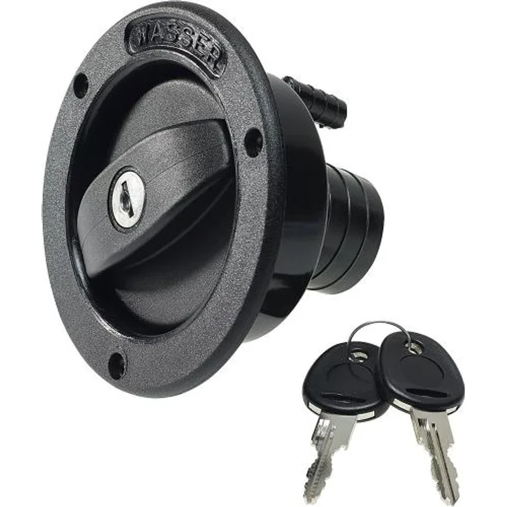 Berger Wasser Einfüllstutzen Typ L inklusive Schloss schwarz