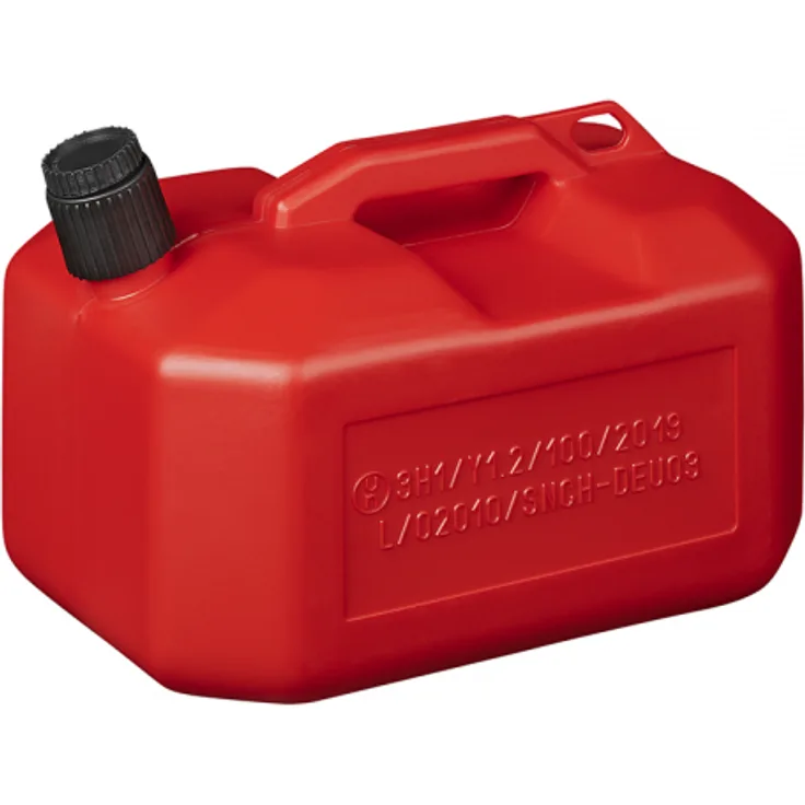 ProPlus Benzinkanister 10L Kunststoff rot UN-geprüft (niedriges Modell)