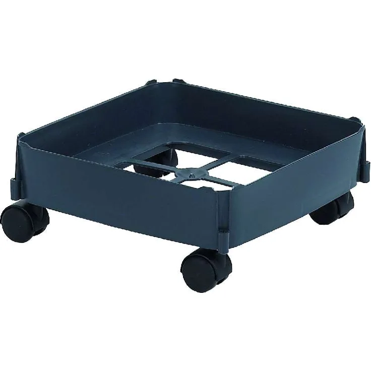 Graf Fahrwagen MzBehälter 60 l dunkelgrau, harte Rollen