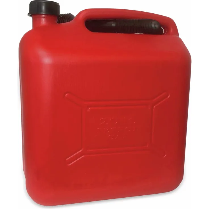 IWH Benzinkanister 20 l, rot, mit Füllstandsanzeige
