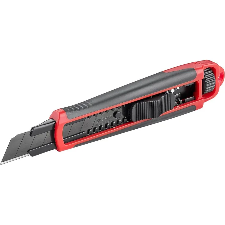 4K5 Effektives Cuttermesser mit rostfreien Abbrechklingen und Feststellrad CR