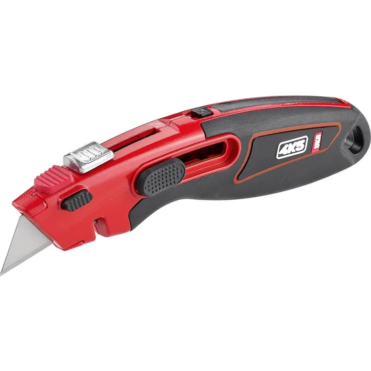 4K5 Robustes Sicherheits-Cuttermesser mit Trapezklingen und Bandschneider UKR