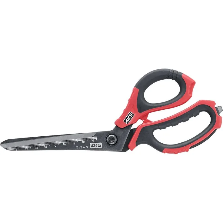 4K5 Titanbeschichtete Edelstahl Schere abgewinkelte Form TS 501