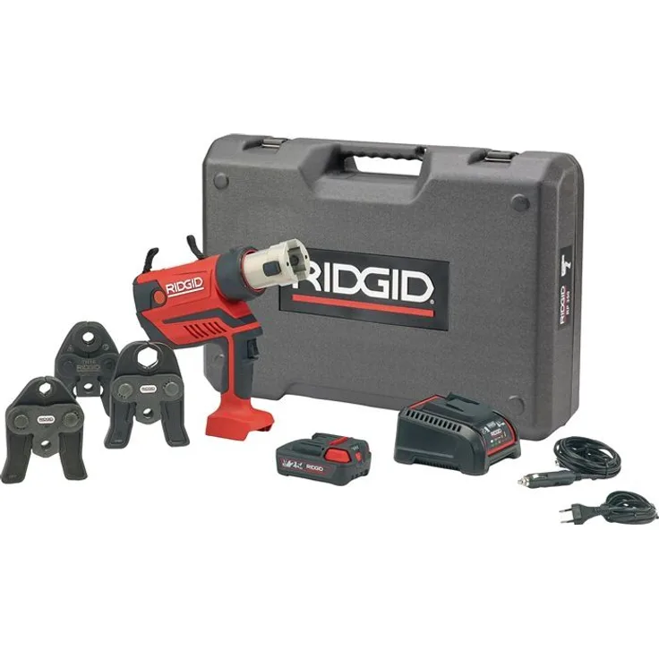 Ridge Tool GmbH & Co. oHG Presswerkzeug RP 350-B 32 kN 10-108mm inkl.V15-22-28mm RIDGID