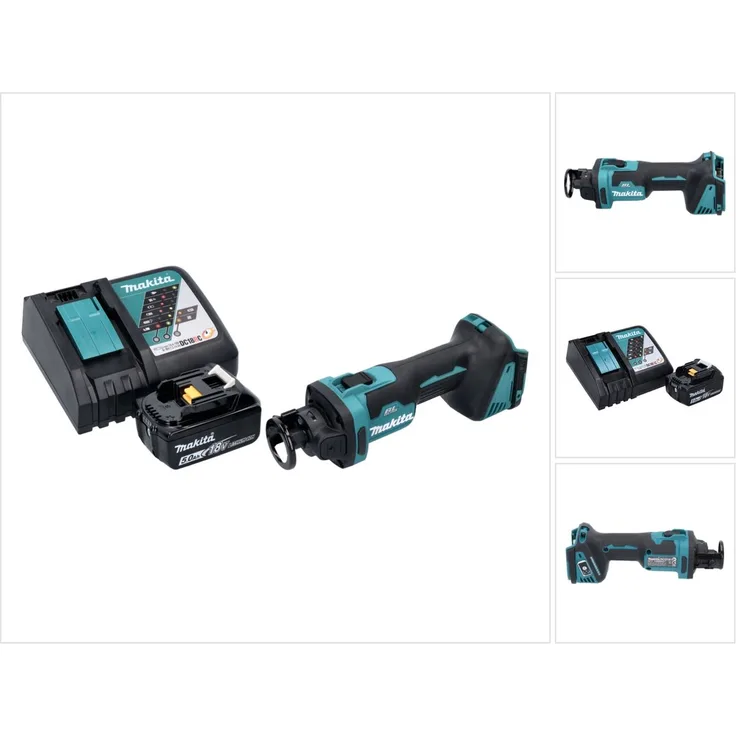 Makita DCO181RT1 Akku Rotationsschneider 18 V 32000 U-min Brushless + 1x Akku 5,0 Ah + Ladegerät