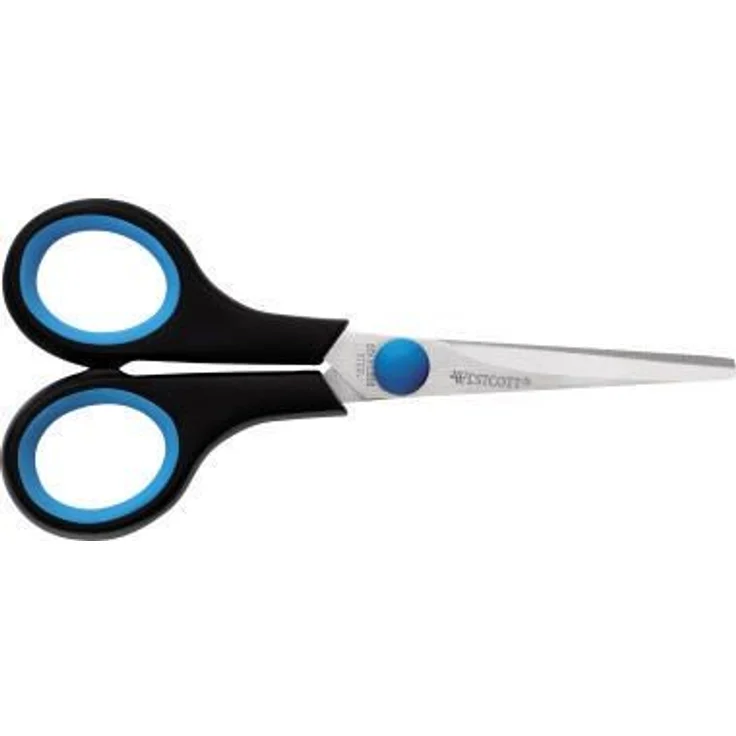 Westcott Schere Easy Grip E-30252 00 13cm Linkshänder blau – Bild 1