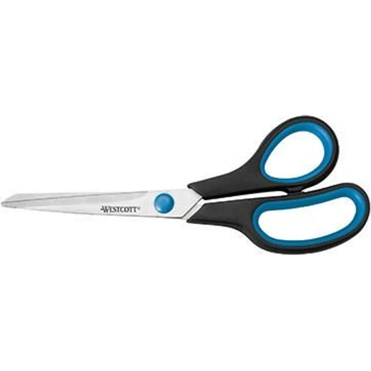 Westcott Schere Easy Grip E-30283 00 20cm Stahl schwarz/blau – Bild 1