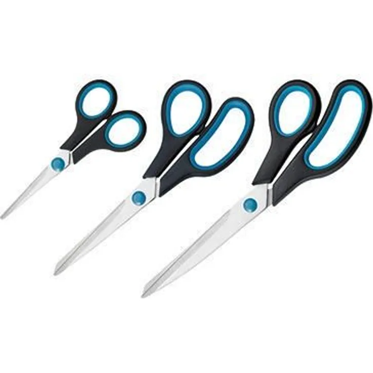 Westcott Schere EASY GRIP SET N-90027 13cm/21cm/25cm 3 St./Pack.