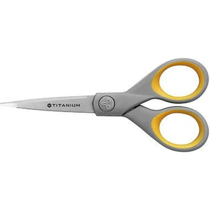 Westcott Schere Titanium Super E-30450 00 13cm gelb/grau