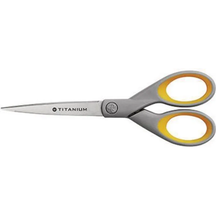 Westcott Schere Titanium Super E-30470 00 18cm grau/gelb