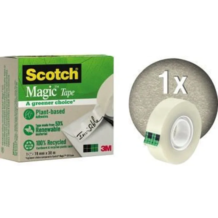 Scotch Klebefilm Magic A greener choice 90091930 matt transparent