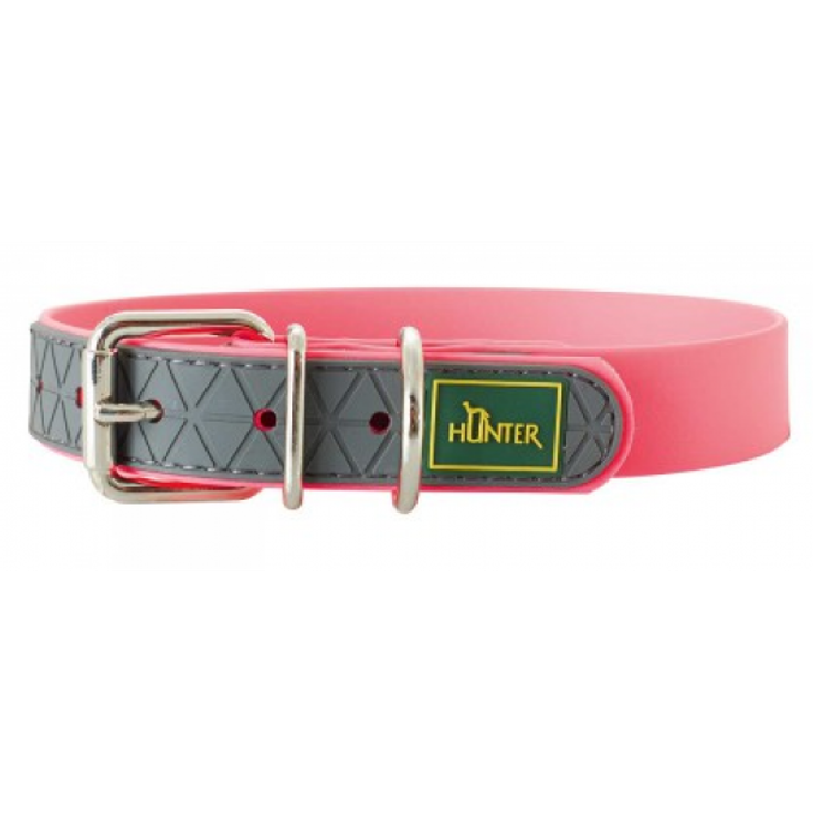 Hunter Hunde-Halsband Convenience neon-pink L