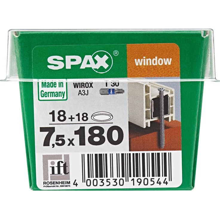 Spax Rahmenanker 7.5 x 180 mm TX 30 - 18 Stk. – Bild 3
