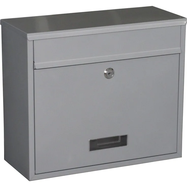 Primaster Briefkasten Liba silber 36 x 31 x 15.2 cm