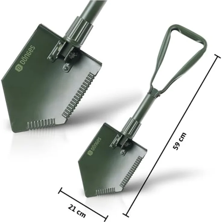 Dönges Klappspaten Bundeswehr, BW Spaten, Camping, Outdoor mit Holster – Bild 3