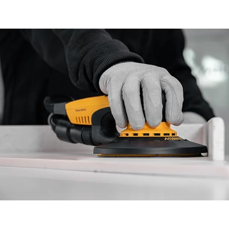 Mirka Exzenterschleifer Kantenschutz Teller-Protector, Schutz für Ø150 mm Schleifteller und Oberflächen, einfache Anbringung, robuste Konstruktion – Bild 3