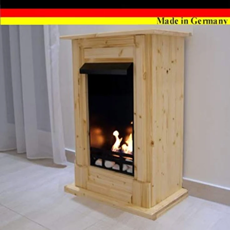 Kaminbau Mierzwa Ethanol und Gelkamin Modell Madrid Deluxe - Gratis zum Kamin das komplette Kaminzubehör - Wählen Sie aus 10 Farben – Farbwahl (Natur) – Bild 3