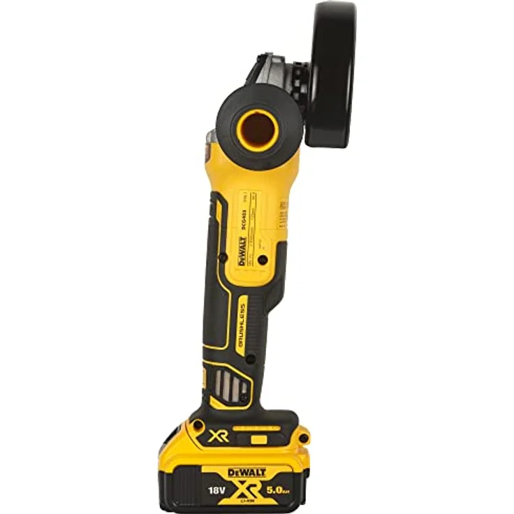 DeWalt 18V 125mm Akku-Winkelschleifer DCG405P3, 3x Akku 5,0 Ah 125 mm Akku – Bild 6