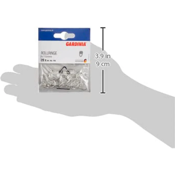 Gardinia Rollringe für T-Schiene - Preisvergleich – Bild 4