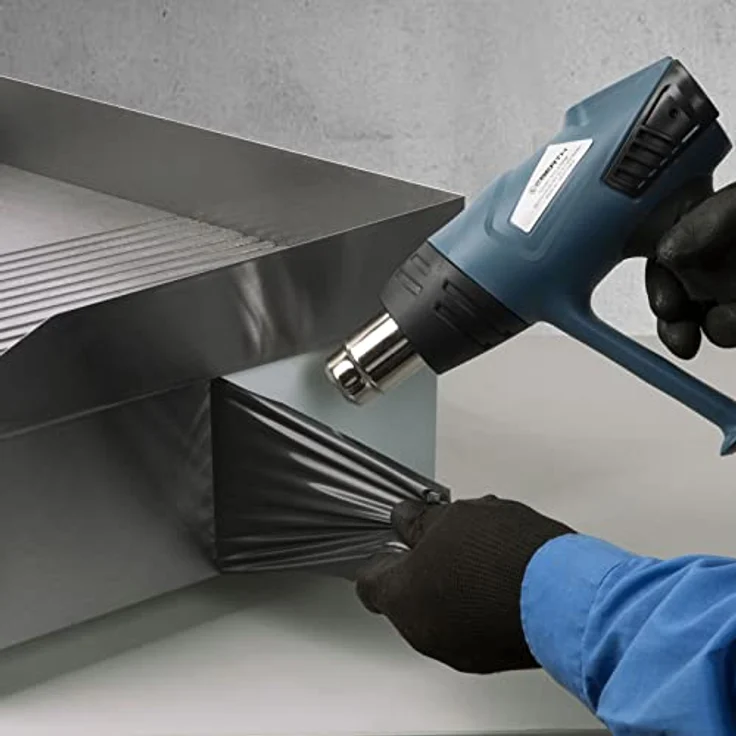 Eberth - 2000 Watt Heißluftpistole mit LCD-Display, Koffer und Zubehör (zwei-Stufen Heißluftgebläse, stufenlose Temperatureinstellung 80°C - 600°C, – Bild 8