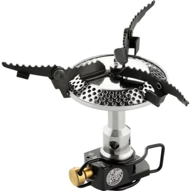 Optimus Elektra Kochsystem Black Edition, Gaskocher mit 3000 W Leistung, leicht und kompakt, komplett mit Crux Lite Kocher und Antihaft-Topf – Bild 4