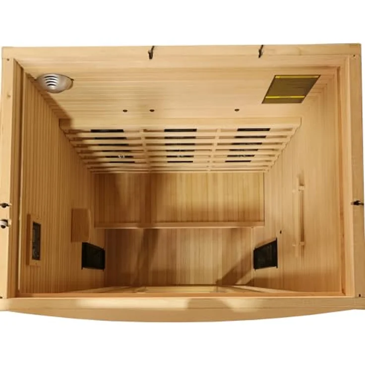 TroniTechnik Infrarotkabine MANILA 130 Wärmekabine, 5 Vollspektrumstrahler, BxTxH: 100 x 100 x 190 cm, Farblichttherapie, Ionisator, Ozondesinfektion, Aromatherapie, Multimedia, USB & Bluetooth – Bild 6