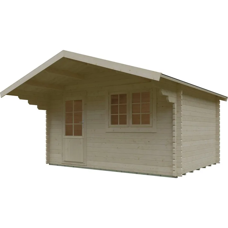 Kiehn-Holz Gartenhaus Hammersberg, BxT: 437x423 cm, aus naturbelassenem Fichtenholz