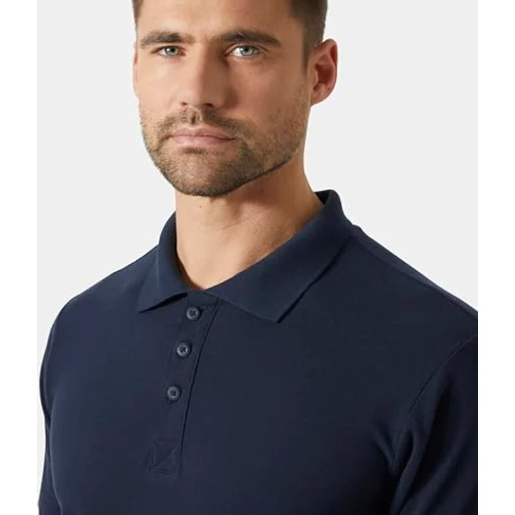Helly Hansen Classic Polo, langlebiges Arbeitsshirt aus hochwertigem Material, hält kühl und bequem – Bild 3
