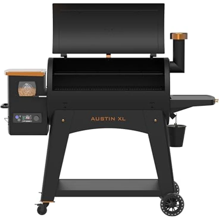 PIT BOSS Pelletgrill Austin XL Onyx Edition, Holzpellet Smoker mit 6503 cm² Grillfläche, präziser Temperaturkontrolle und Flame Broiler bis 535 °C – Bild 2
