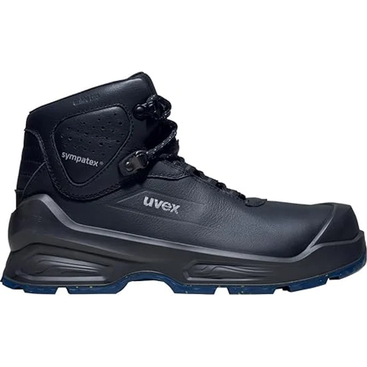 Uvex Sports uvex 3 MACSOLE Stiefel S7 68632, schwarze Sicherheitsschuhe mit hitze-, chemikalien- und schnittbeständiger MACSOLE Gummilaufsohle, Weite 11, Größe 43 – Bild 2
