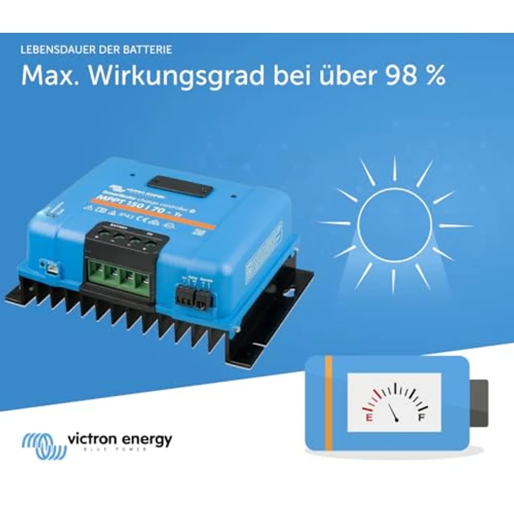 Victron Energy SmartSolar MPPT Tr 150V 70 Amp 12/24/36/48-Volt Solar Laderegler (Bluetooth) – Bild 5