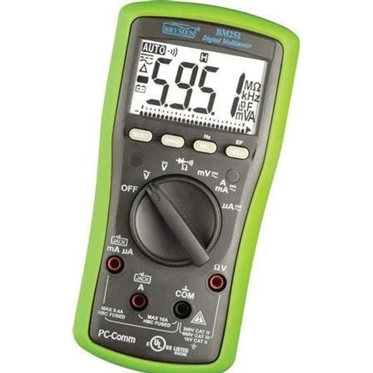 Elma Instruments BM 251 Multimeter mit PC-Kommunikation, IEC 61010-1 KAT III 600V