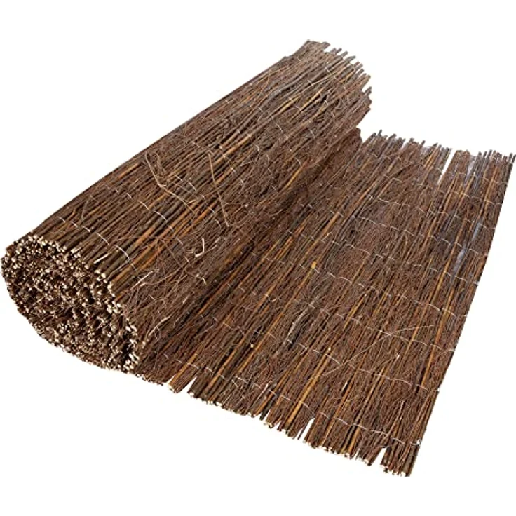Windhager Sichtschutzmatte Brande de Bruyère ECO, naturbelassene Heidekrautzaunmatte, 1,5 x 3 m für Garten, Balkon und Terrasse – Bild 1