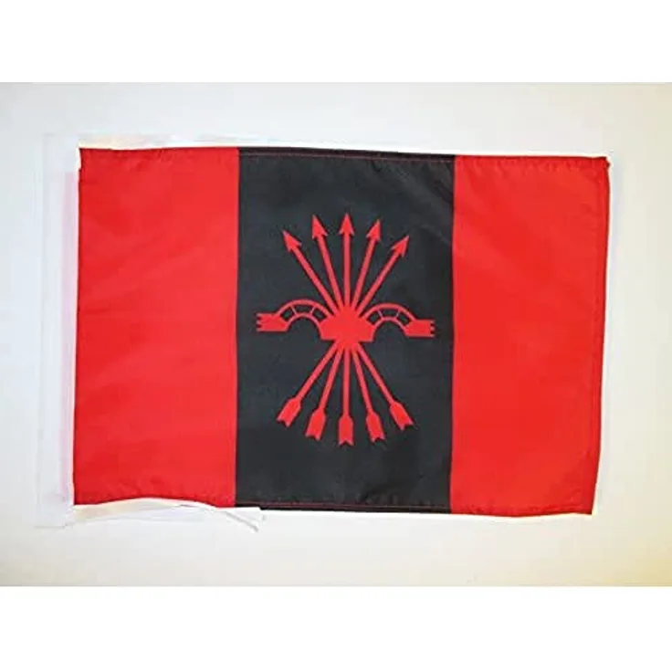 AZ FLAG Flagge PHALANGE VON Spanien 45x30cm mit Kordel - PHALANGE Fahne 30 x 45 cm - flaggen Top Qualität