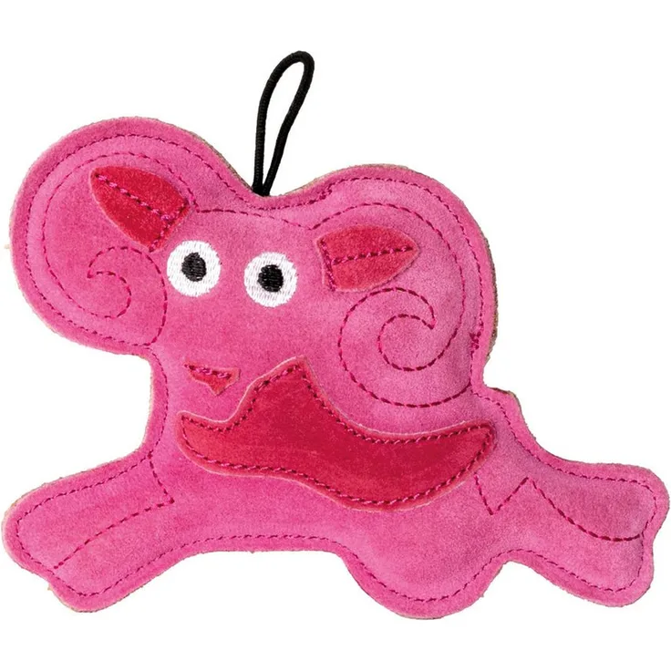 Kiwi Walker Dummy KIWI WALKER® Hundespielzeug aus Leder, Naturmaterial, 21 cm