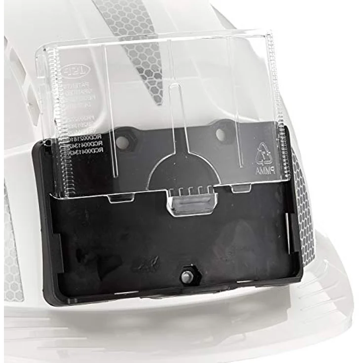JSP AJF170-D00-100-AMZ Evolite mit CR2 und ID Badge Holder Helm, weiß – Bild 3