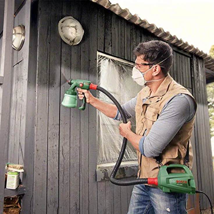 Bosch elektrisches Farbsprühsystem PFS 1000 (für Holzfarbe, im Karton) – Bild 5