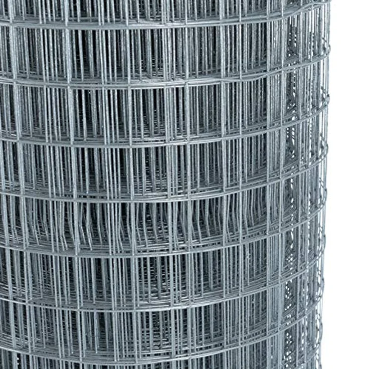Volierendraht Maschendraht Zaun Schweißgitter Drahtgitter 4-Eck verzinkt Draht 10 Meter 25 x 25 mm – Bild 5