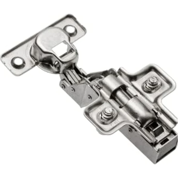 GTV CIHC Minischarnier, Dämpfung, Topfdurchmesser 26 mm, Innenanschlag, Montageplatte H=0, leiser Verschluss, Clip-On-Kette, 80.000 Zyklen zertifiziert – Bild 2