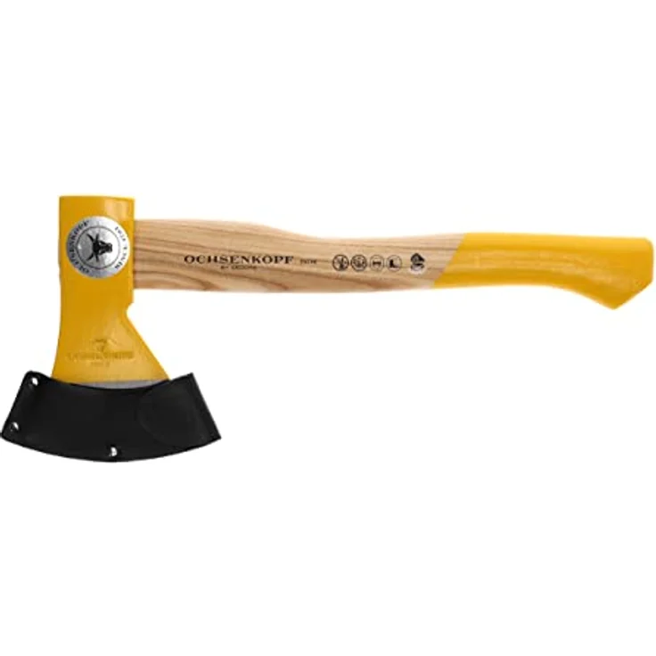 Ochsenkopf Forstbeil, Polierte Schneide, Robustes Eschenholz, 38 cm, 1,1 kg – Bild 6