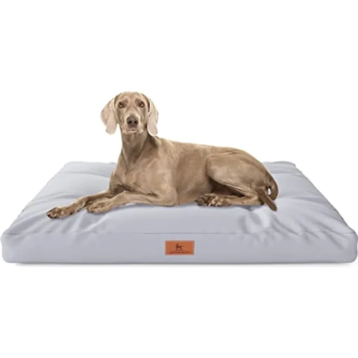 Knuffelwuff Hundekissen Gatsby aus Oxford-Gewebe 75x50cm Grau