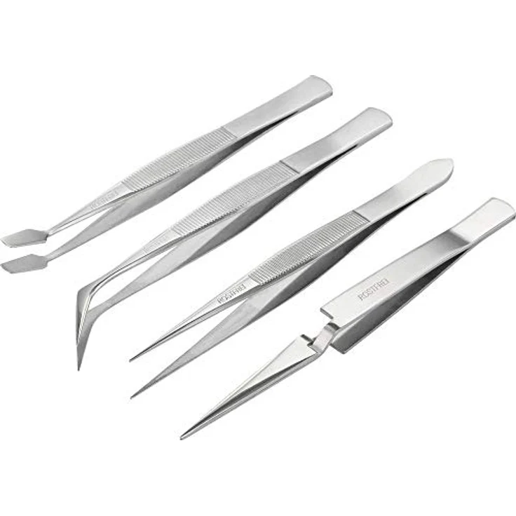 Basetech BT-2108046 Pinzetten-Set 4teilig – Bild 1