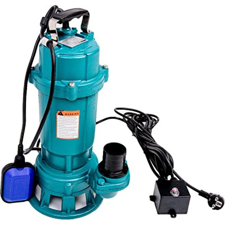 IBO Furiatka 1500 Fäkalienpumpe, robuste Gusseisen-Tauchpumpe mit 30 m Feuerwehrschlauch und Storz Kupplung C – Bild 2
