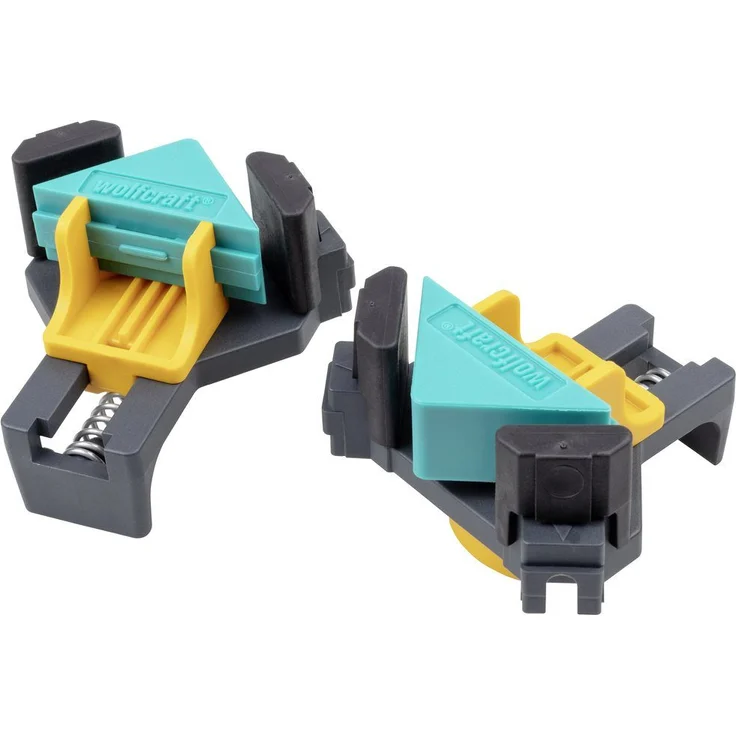 Wolfcraft Schraubzwinge ES 22 Eckenspanner, Fixierhilfe für 90° Winkel, Wolfcraft 3051000 – Bild 1