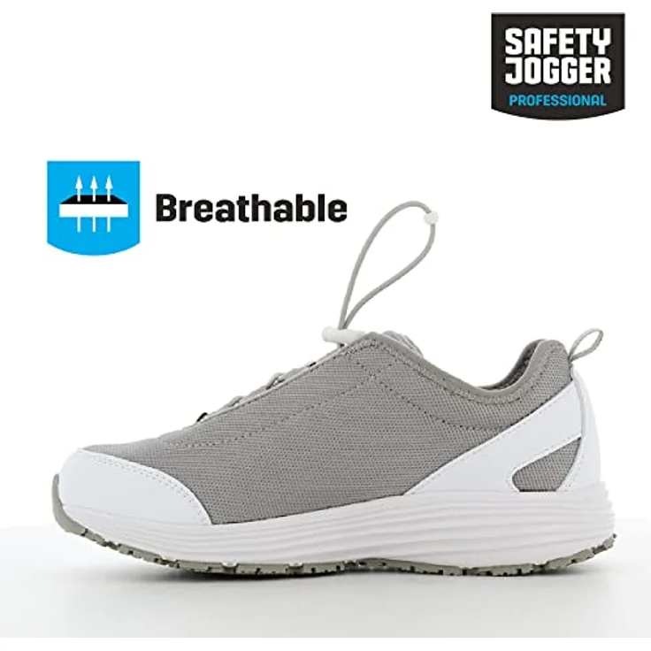 OXYPAS Superlight Sneaker James, ultraleichter Arbeitsschuh mit atmungsaktivem 3D-Material, herausnehmbarer Innensohle und rutschfester Sohle – Bild 3